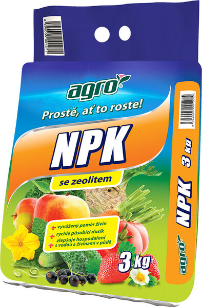 AGRO NPK 11-7-7 se zeolitem 3 kg