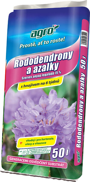 AGRO Substrát pro rododendrony a azalky 50 L