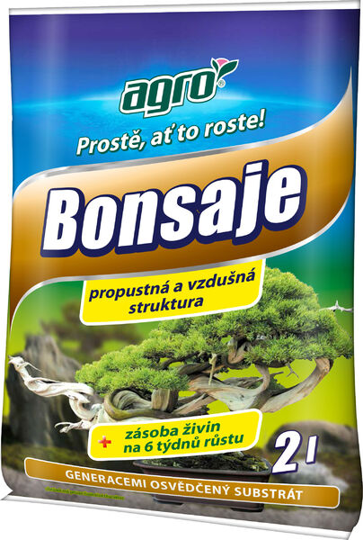 AGRO Substrát pro bonsaje 2 L