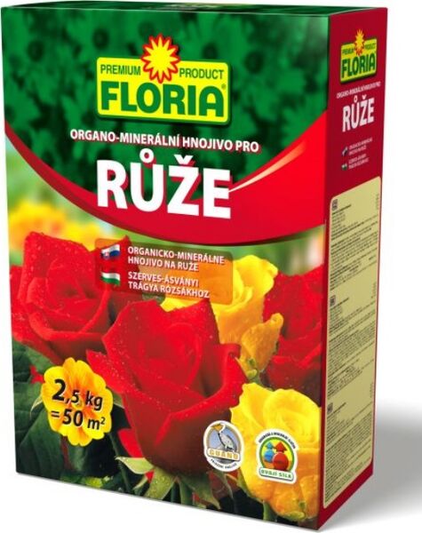 AGRO FLORIA Organominerální hnojivo pro růže 2,5 kg