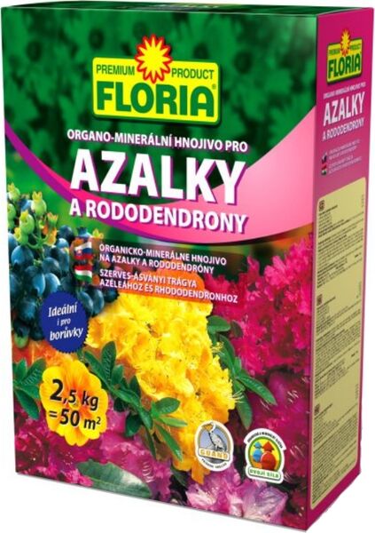 FLORIA Organominerální hnojivo pro azalky a rododendrony 2,5 kg