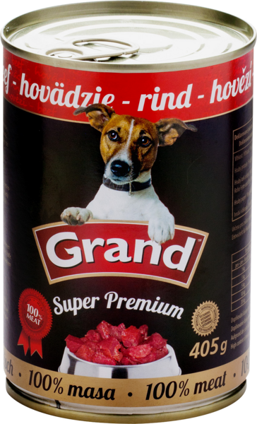 GRAND SuperPremium Hovězí - DOG 405 g